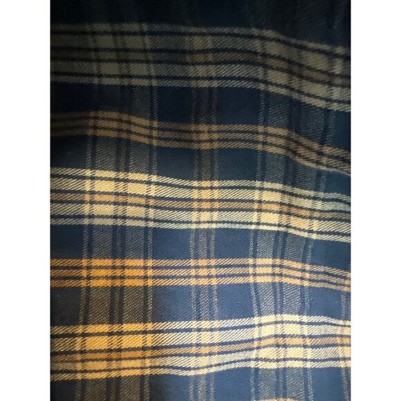 L.L. Bean Classic Fit Jeans 40x29 Mens Blue Denim With Plaid Lining 100% Cotton - Picture 4 of 13